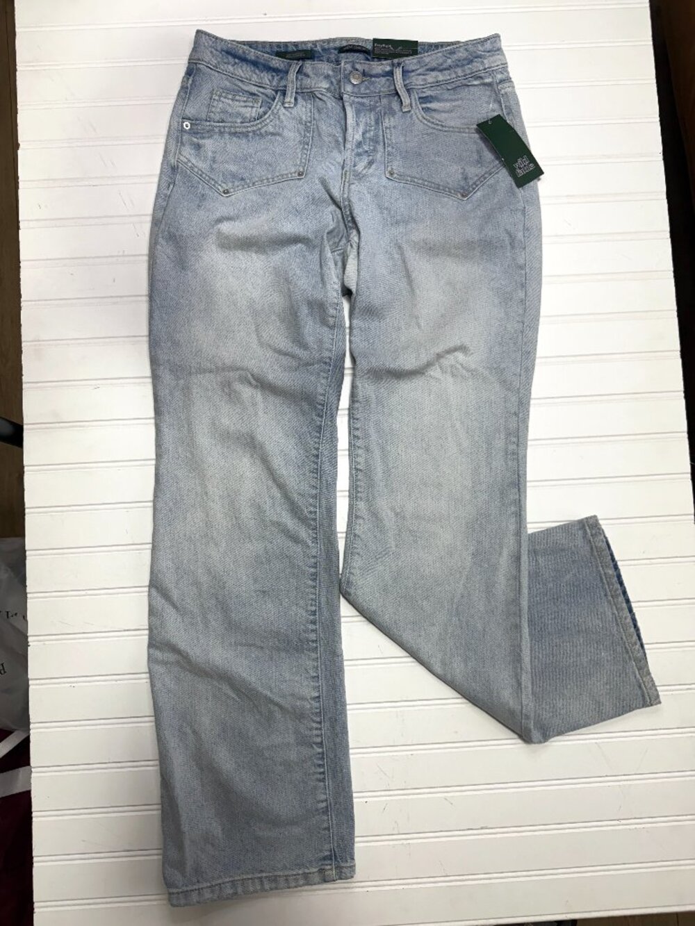 Wild Fable Light Wash Straight Leg Jeans High Rise Size 8 NWT